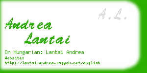 andrea lantai business card